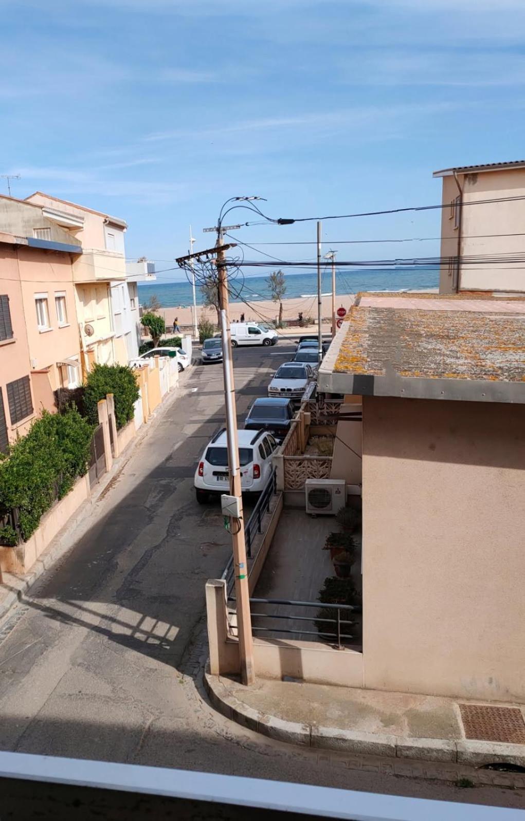 Séjour à Valras T1 Vue sur Mer - 50m centre et mer Extérieur photo